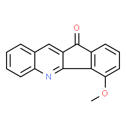 ChemSpider 2D Image | 4-Methoxy-11H-indeno[1,2-b]quinolin-11-one | C17H11NO2