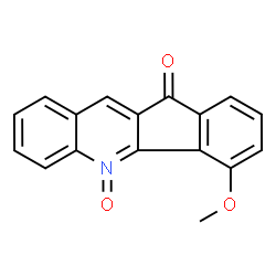 ChemSpider 2D Image | 4-Methoxy-11H-indeno[1,2-b]quinolin-11-one 5-oxide | C17H11NO3