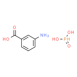 ChemSpider 2D Image | 3-Aminobenzoic acid phosphonate (1:1) | C7H10NO5P