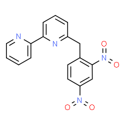 ChemSpider 2D Image | 6-(2,4-Dinitrobenzyl)-2,2'-bipyridine | C17H12N4O4