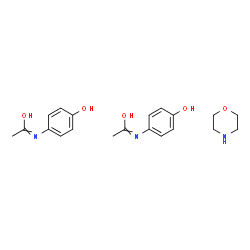 ChemSpider 2D Image | N-(4-Hydroxyphenyl)acetamide - morpholine (2:1) | C20H27N3O5