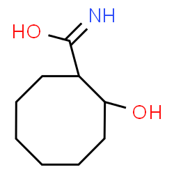 ChemSpider 2D Image | 2-Hydroxycyclooctanecarboxamide | C9H17NO2