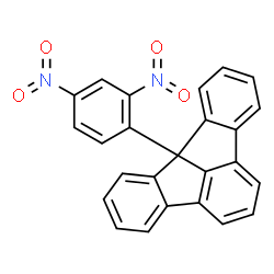 ChemSpider 2D Image | 11b-(2,4-Dinitrophenyl)-11bH-indeno[1,2,3-jk]fluorene | C25H14N2O4