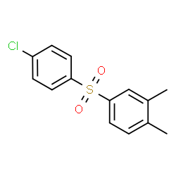 ChemSpider 2D Image | 4-Chlorophenyl 3,4-dimethylphenyl sulfone | C14H13ClO2S