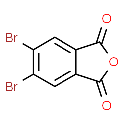 ChemSpider 2D Image | 5,6-Dibromo-2-benzofuran-1,3-dione | C8H2Br2O3