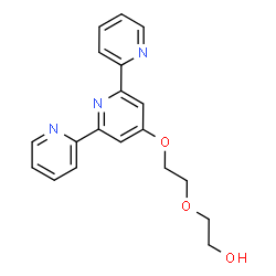 ChemSpider 2D Image | 2-[2-(2,2':6',2''-Terpyridin-4'-yloxy)ethoxy]ethanol | C19H19N3O3
