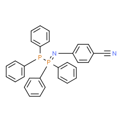 ChemSpider 2D Image | 4-[(diphenylphosphanyl-diphenyl-phosphoranylidene)amino]benzonitrile | C31H24N2P2