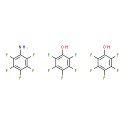 ChemSpider 2D Image | Pentafluorophenol - pentafluoroaniline (2:1) | C18H4F15NO2
