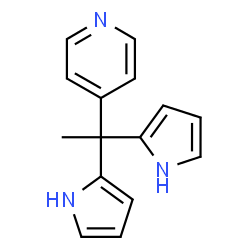 ChemSpider 2D Image | 4-[1,1-Di(1H-pyrrol-2-yl)ethyl]pyridine | C15H15N3