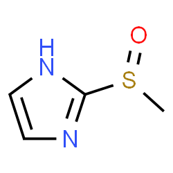 ChemSpider 2D Image | 2-(Methylsulfinyl)-1H-imidazole | C4H6N2OS