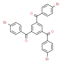 ChemSpider 2D Image | [3,5-bis(4-bromobenzoyl)phenyl]-(4-bromophenyl)methanone | C27H15Br3O3