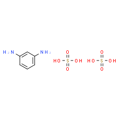 ChemSpider 2D Image | benzene-1,3-diamine; sulfuric acid | C6H12N2O8S2