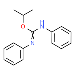 ChemSpider 2D Image | 1-isopropoxy-N,N'-diphenyl-formamidine | C16H18N2O