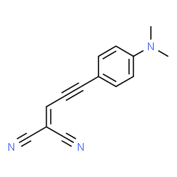 ChemSpider 2D Image | 2-[3-(4-dimethylaminophenyl)prop-2-ynylidene]propanedinitrile | C14H11N3