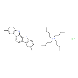 ChemSpider 2D Image | 3,8-dimethyl-11,12-dihydroindolo[2,3-a]carbazole;tetrabutylammonium;chloride | C36H52ClN3
