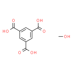 ChemSpider 2D Image | benzene-1,3,5-tricarboxylic acid; methanol | C10H10O7