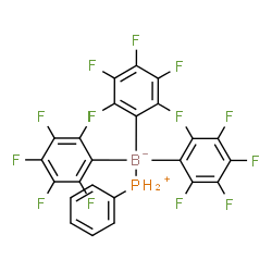 ChemSpider 2D Image | tris(2,3,4,5,6-pentafluorophenyl)-phenylphosphaniumyl-boron | C24H7BF15P