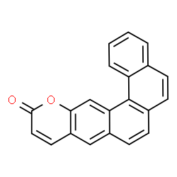 ChemSpider 2D Image | 12H-Phenanthro[3,4-g]chromen-12-one | C21H12O2