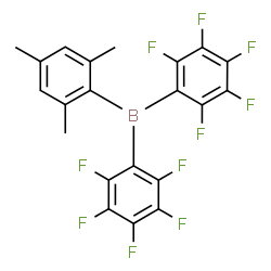 ChemSpider 2D Image | Mesityl[bis(pentafluorophenyl)]borane | C21H11BF10