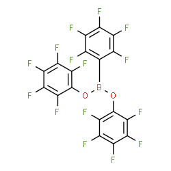 ChemSpider 2D Image | Bis(pentafluorophenyl) (pentafluorophenyl)boronate | C18BF15O2