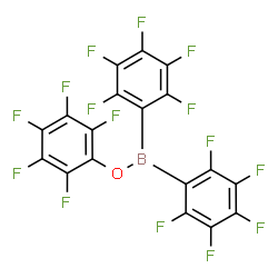 ChemSpider 2D Image | Pentafluorophenyl bis(pentafluorophenyl)borinate | C18BF15O