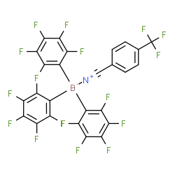 ChemSpider 2D Image | Tris(pentafluorophenyl)[4-(trifluoromethyl)benzonitrile-kappaN]boron | C26H4BF18N
