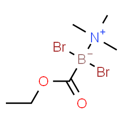 ChemSpider 2D Image | Dibromo(N,N-dimethylmethanamine)(ethoxycarbonyl)boron | C6H14BBr2NO2