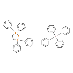 ChemSpider 2D Image | 1,1,3,3-Tetraphenyl-4,5-dihydro-1H-1lambda~5~,2,3-triphosphol-1-ium tetraphenylborate(1-) | C50H44BP3