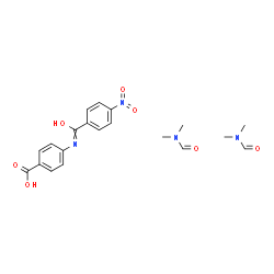 ChemSpider 2D Image | 4-[(4-Nitrobenzoyl)amino]benzoic acid - N,N-dimethylformamide (1:2) | C20H24N4O7