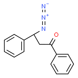 ChemSpider 2D Image | 3-Azido-1,3-diphenyl-1-propanone | C15H13N3O