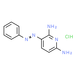ChemSpider 2D Image | Phenazopyridine HCl | C11H12ClN5