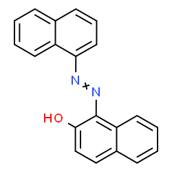 ChemSpider 2D Image | 1-(1-Naphthyldiazenyl)-2-naphthol | C20H14N2O