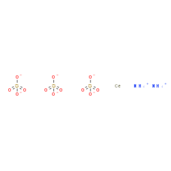 ChemSpider 2D Image | diammonium cerium trisulfate | H8CeN2O12S3