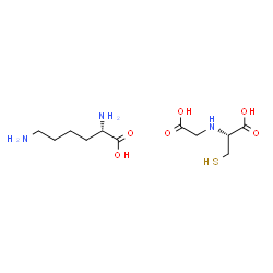 ChemSpider 2D Image | N-(Carboxymethyl)-L-cysteine - L-lysine (1:1) | C11H23N3O6S