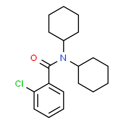 ChemSpider 2D Image | 2-Chloro-N,N-dicyclohexylbenzamide | C19H26ClNO