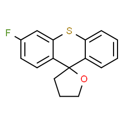 ChemSpider 2D Image | 3'-Fluoro-4,5-dihydro-3H-spiro[furan-2,9'-thioxanthene] | C16H13FOS