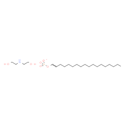 ChemSpider 2D Image | 2-(2-hydroxyethylamino)ethanol; octadec-1-enyl phosphate | C22H46NO6P