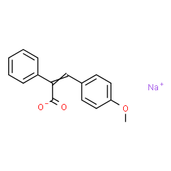 ChemSpider 2D Image | Sodium 3-(4-methoxyphenyl)-2-phenylacrylate | C16H13NaO3