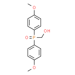 ChemSpider 2D Image | [Bis(4-methoxyphenyl)phosphoryl]methanol | C15H17O4P