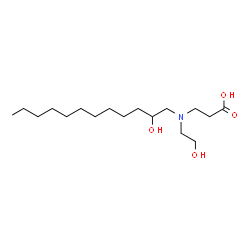 ChemSpider 2D Image | N-(2-Hydroxydodecyl)-N-(2-hydroxyethyl)-Î²-alanine | C17H35NO4