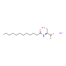 ChemSpider 2D Image | SODIUM N-LAUROYLSERINE | C15H28NNaO4