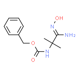 ChemSpider 2D Image | Benzyl [2-Amino-2-(hydroxyimino)-1,1-dimethylethyl]carbamate | C12H17N3O3