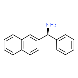 ChemSpider 2D Image | (S)-1-(2-Naphthyl)-1-phenylmethanamine | C17H15N