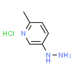 ChemSpider 2D Image | 5-Hydrazinyl-2-methylpyridinhydrochlorid | C6H10ClN3