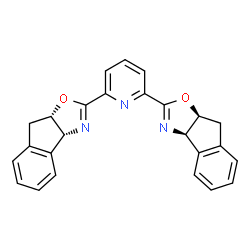 ChemSpider 2D Image | 2,6-bis[(3aR,8aS)-3aH,8H,8aH-indeno[1,2-d][1,3]oxazol-2-yl]pyridine | C25H19N3O2