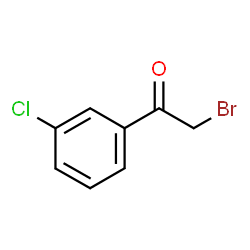 ChemSpider 2D Image | m-Chlorophenacyl bromide | C8H6BrClO