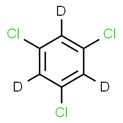 ChemSpider 2D Image | 1,3,5-Trichlorobenzene-d3 | C6D3Cl3