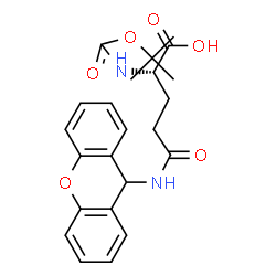 ChemSpider 2D Image | boc-gln(xan)-oh | C23H26N2O6