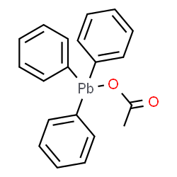 ChemSpider 2D Image | triphenyllead acetate | C20H18O2Pb