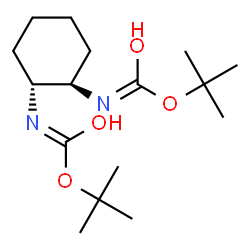 ChemSpider 2D Image | Bis(2-methyl-2-propanyl) (1R,2R)-1,2-cyclohexanediylbiscarbamate | C16H30N2O4